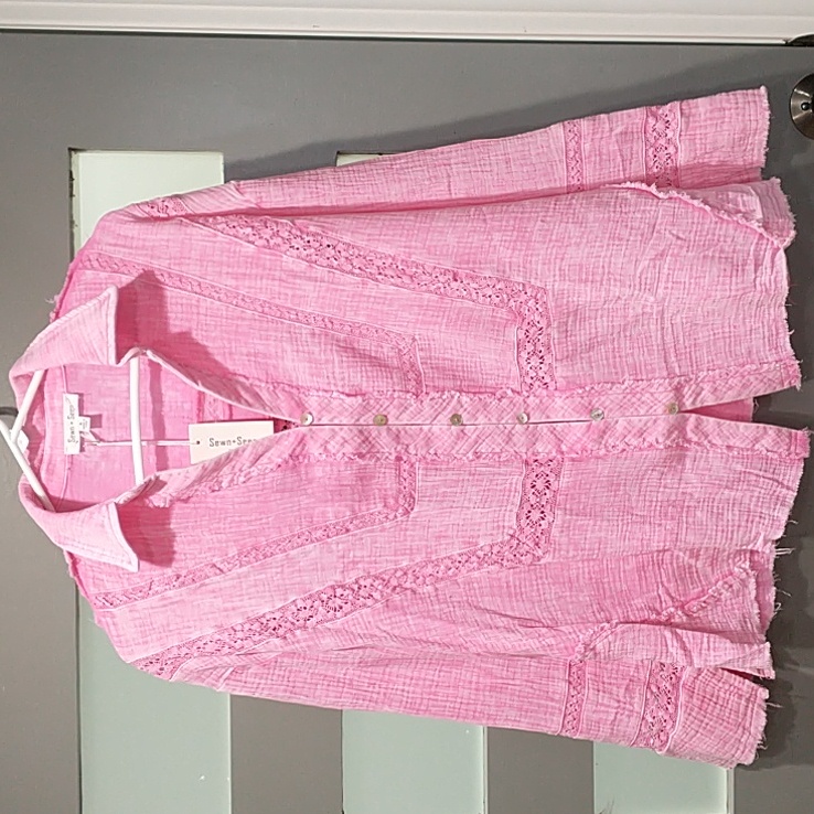 Nwt Pink Button Down